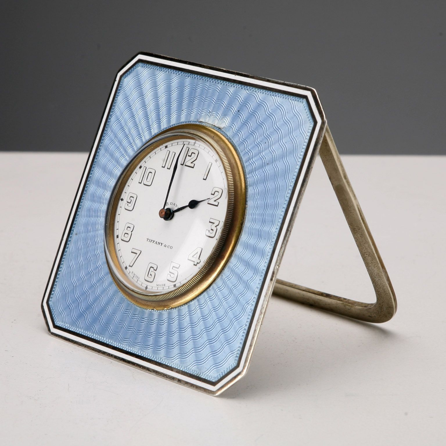 Antiek klokje sterling zilver Tiffany & Co. jaren 1940 photo Woonaccessoires