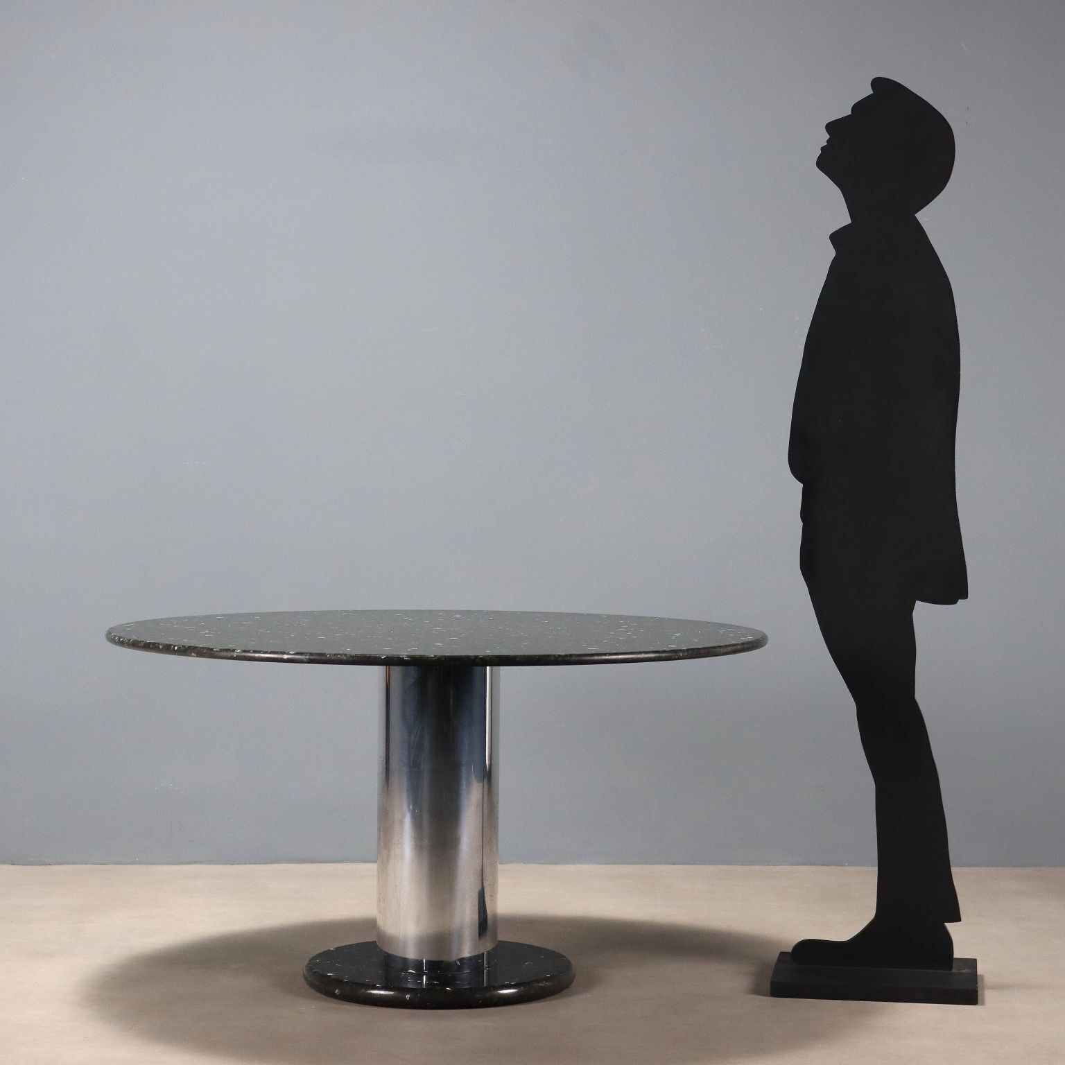 Poltronova Super Loto Table Vintage Design E. Sottsass Marble 1970s photo for sale