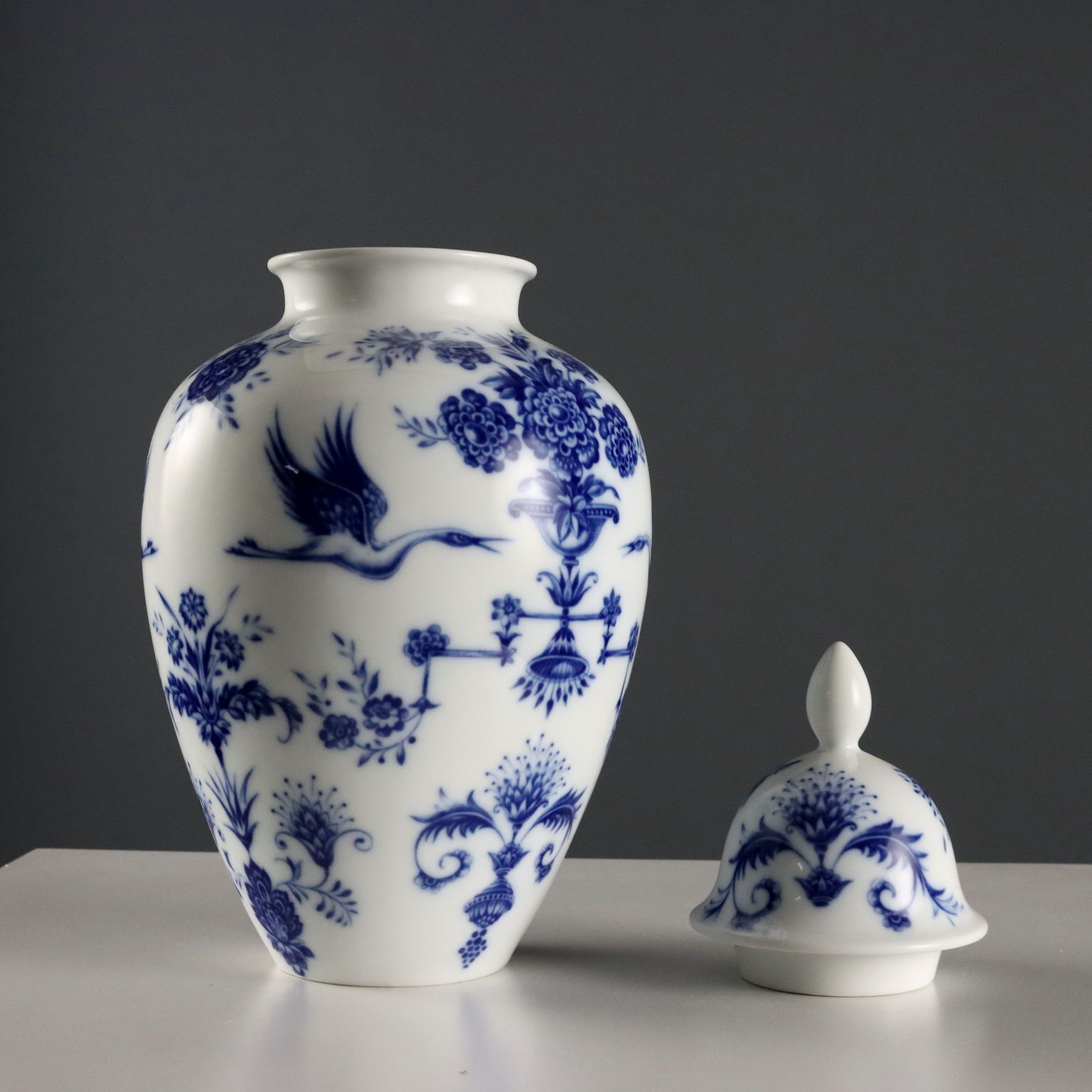 Vases d'époque Heinrich Selb Bavaria en porcelaine, Allemagne, XXe siècle photo Décoration