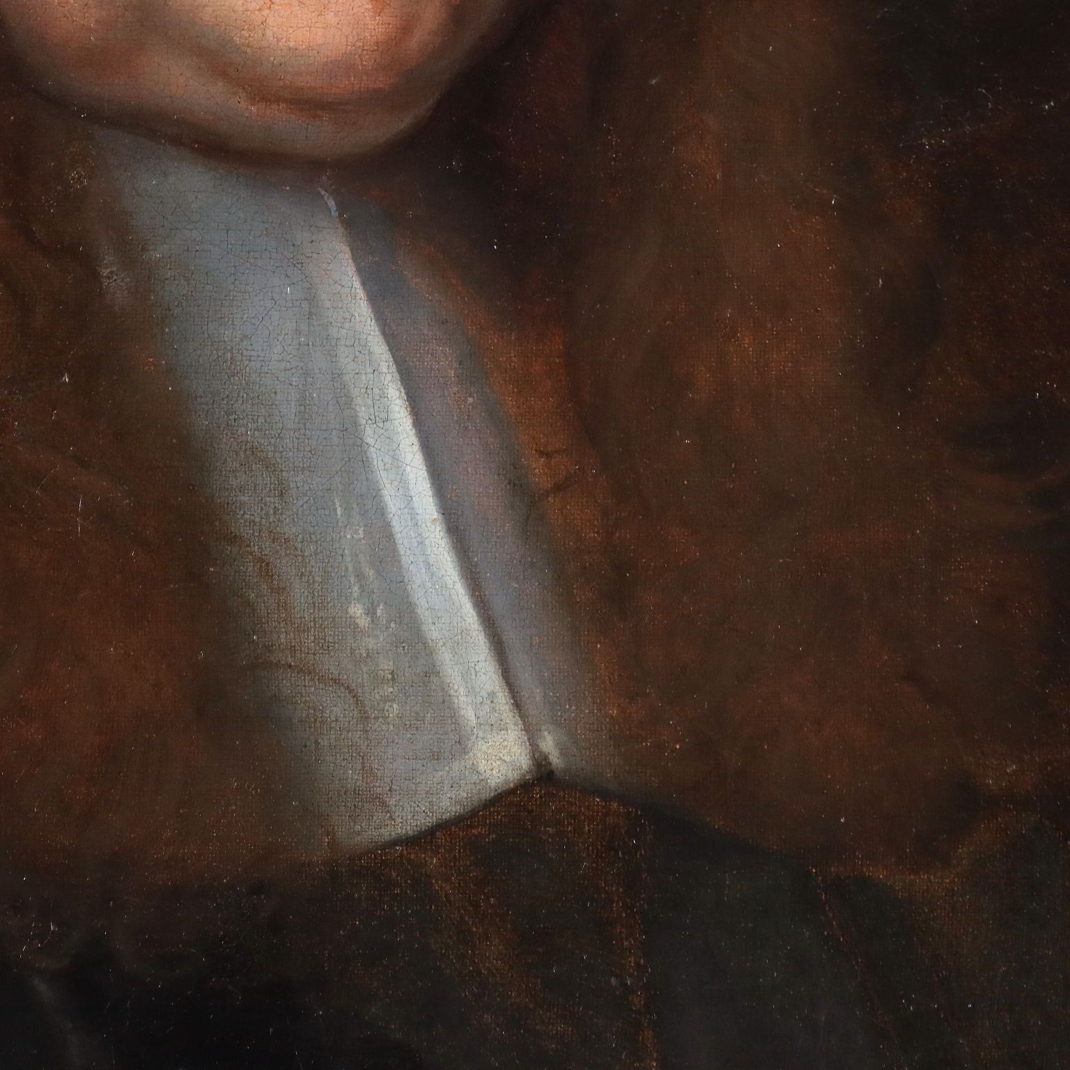 Antique Painting Portrait Attributable To John Greenhill XVIII Century photo vinterior