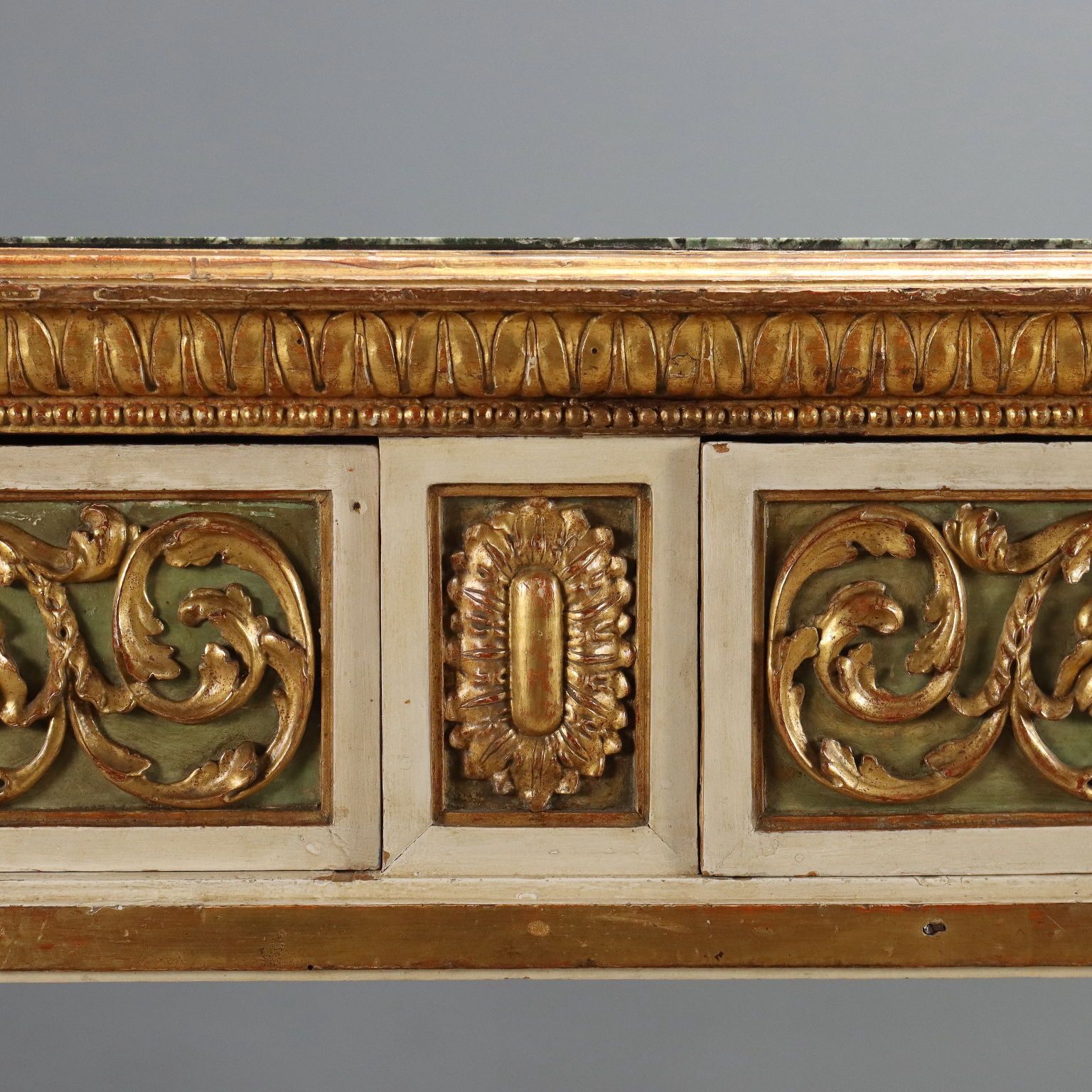 Antique Eclectic Table Lacquered Wood Marble Italy XIX Century photo buy