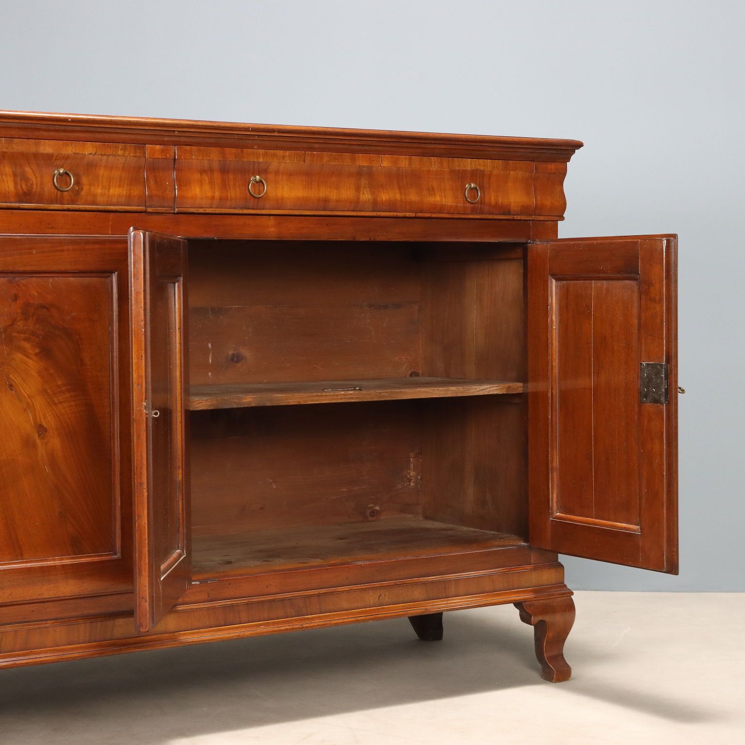Antique Cupboard Walnut Fir Italy XX Century photo 1020.0