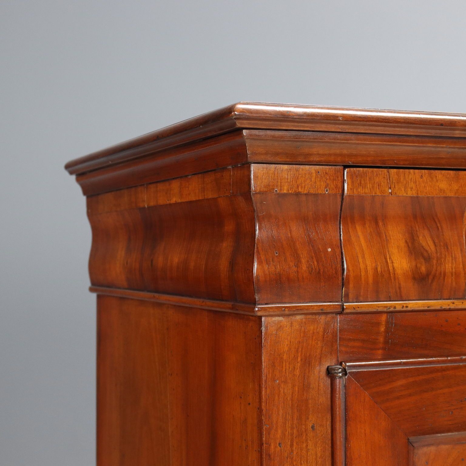 Antique Cupboard Walnut Fir Italy XX Century photo vinterior