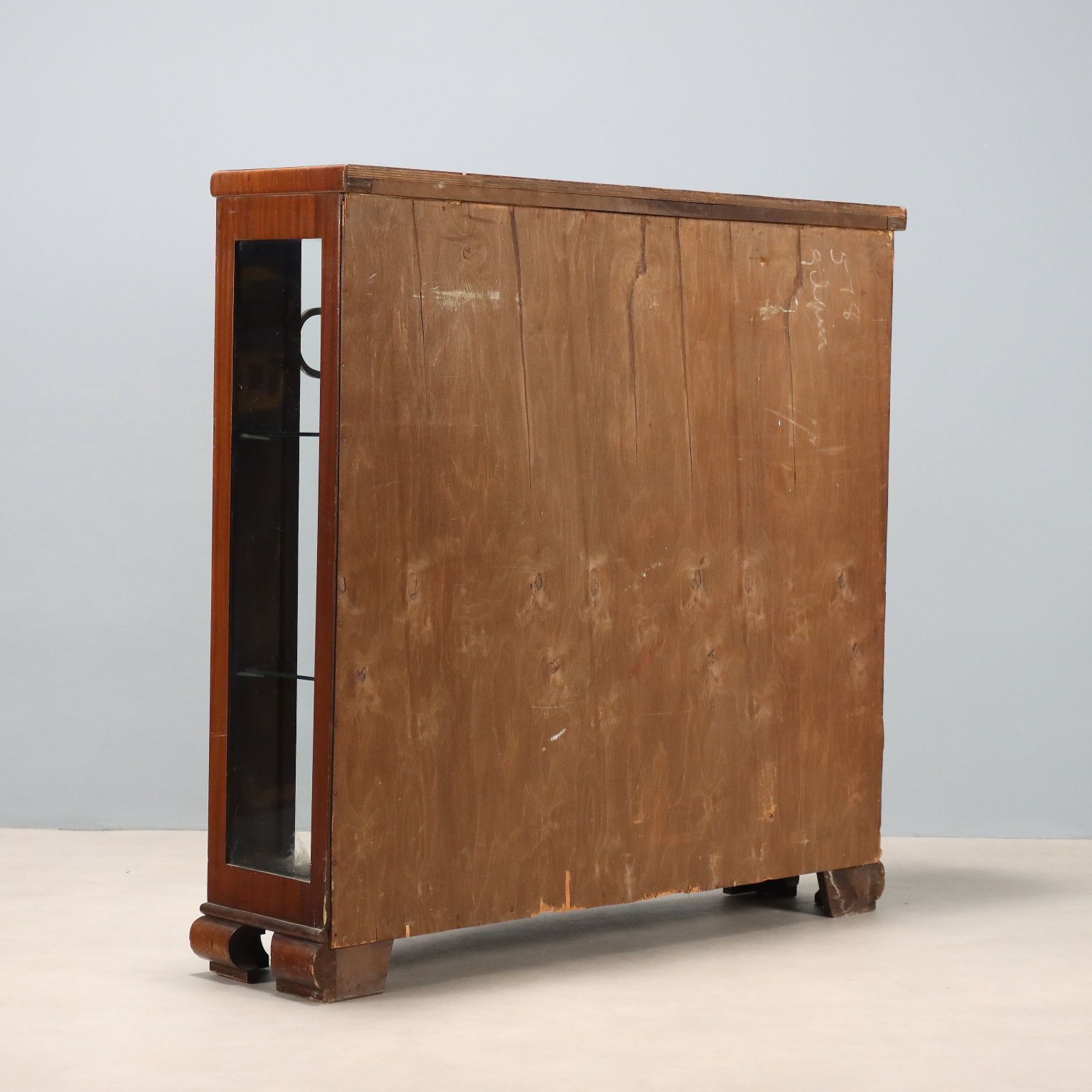 Furniture Showcase Art Déco Mahogany Veneer Italy XX Century photo