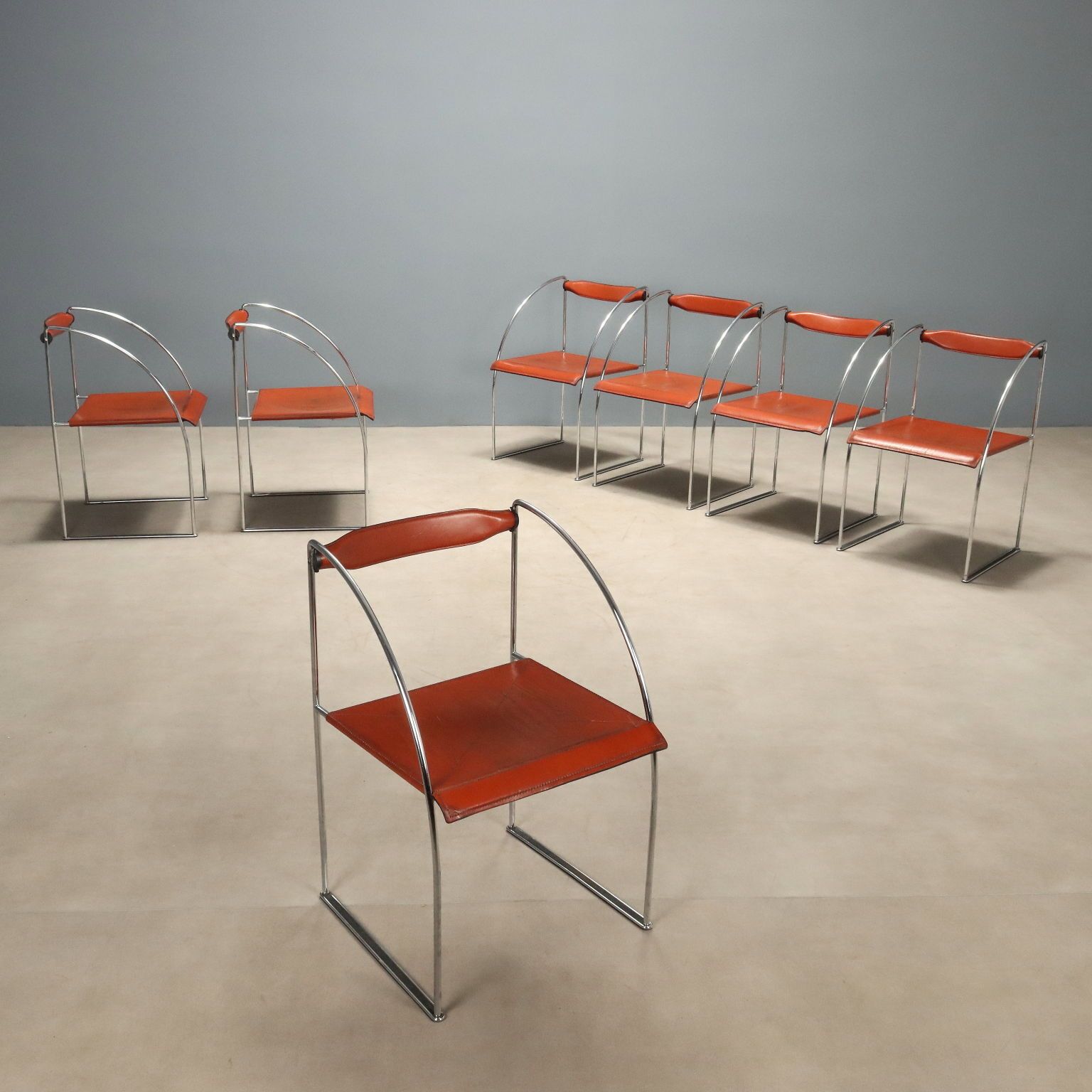 Icf De Padova Patoz Chairs Design Francesco Soro Italy 1960s