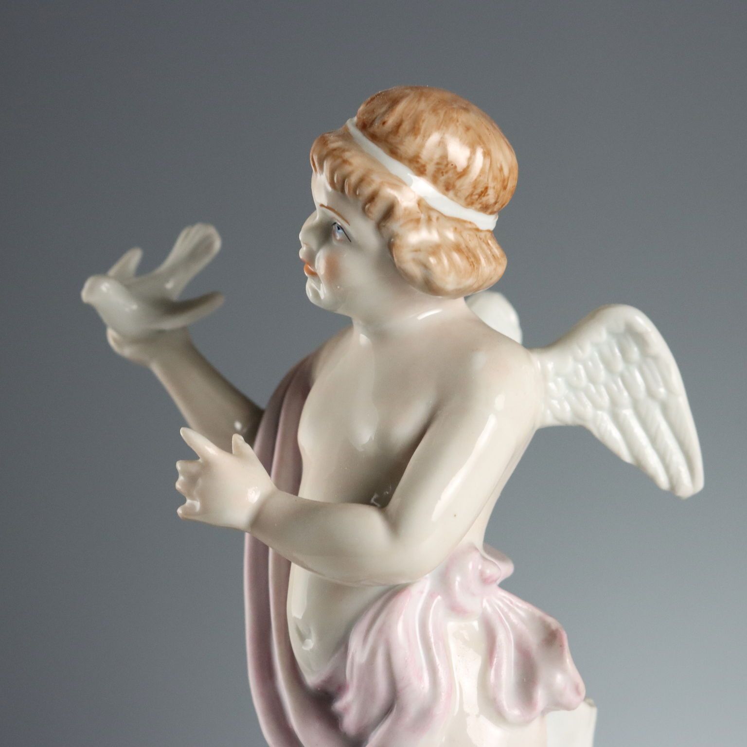 Vintage Capodimonte's Porcelain Figurines Italy XX Century photo Home Decor