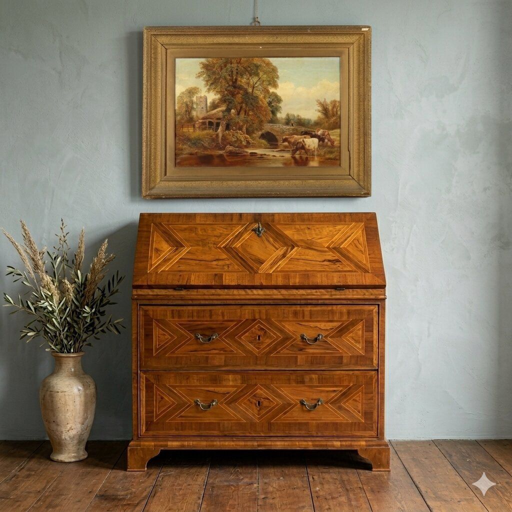 Ribalta In Noce Con Partiture In Ulivo photo furniture