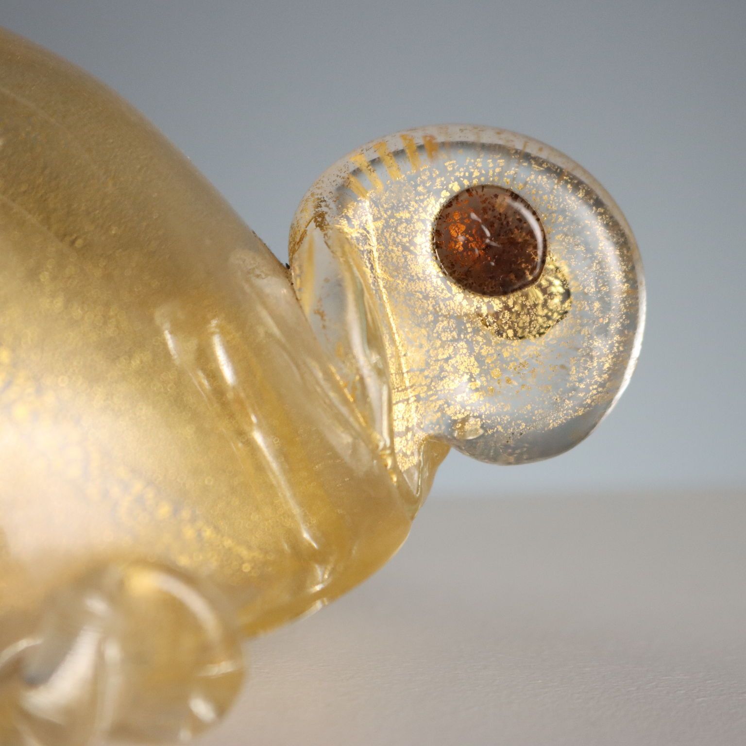 Turtle Shaped Ashtray Murano Manufacture Vintage XX Century photo vinterior