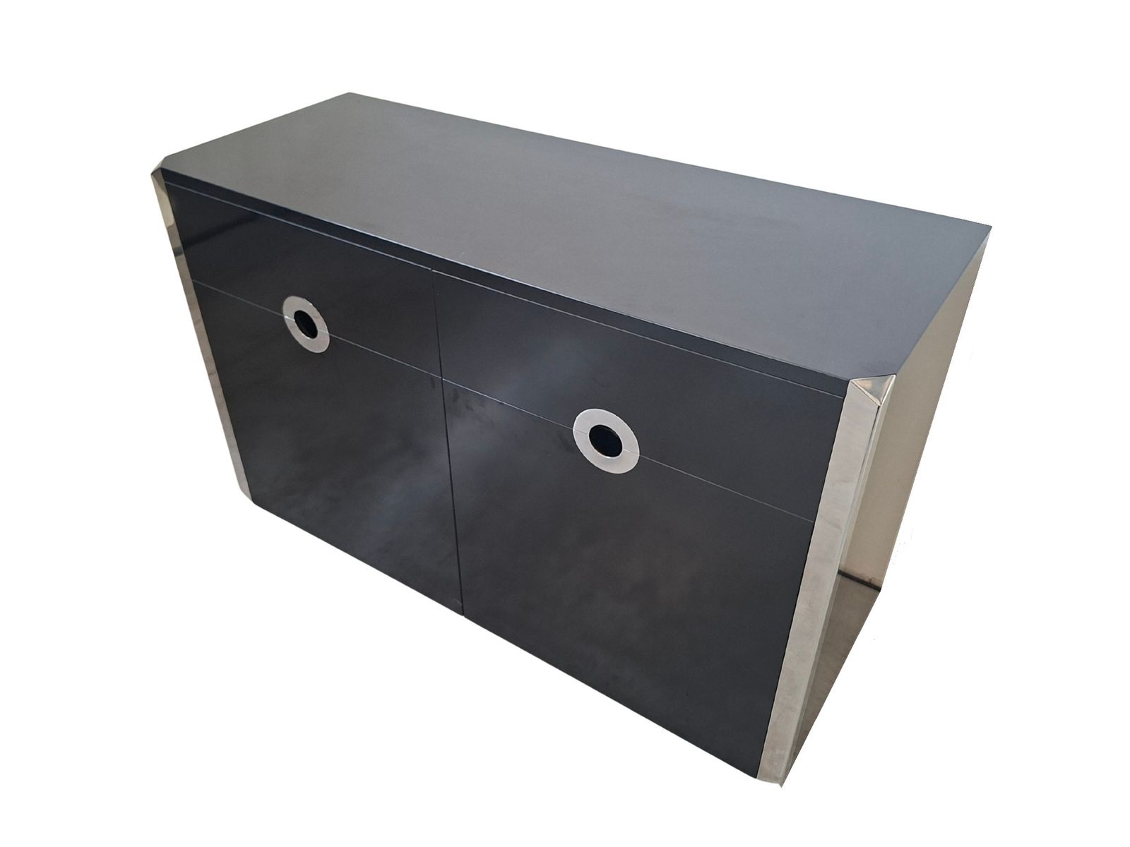 Lotto Di 3 Credenze "Alveo" Di Willy Rizzo Per Mario Sabot – Design Anni '70 photo 11695.25