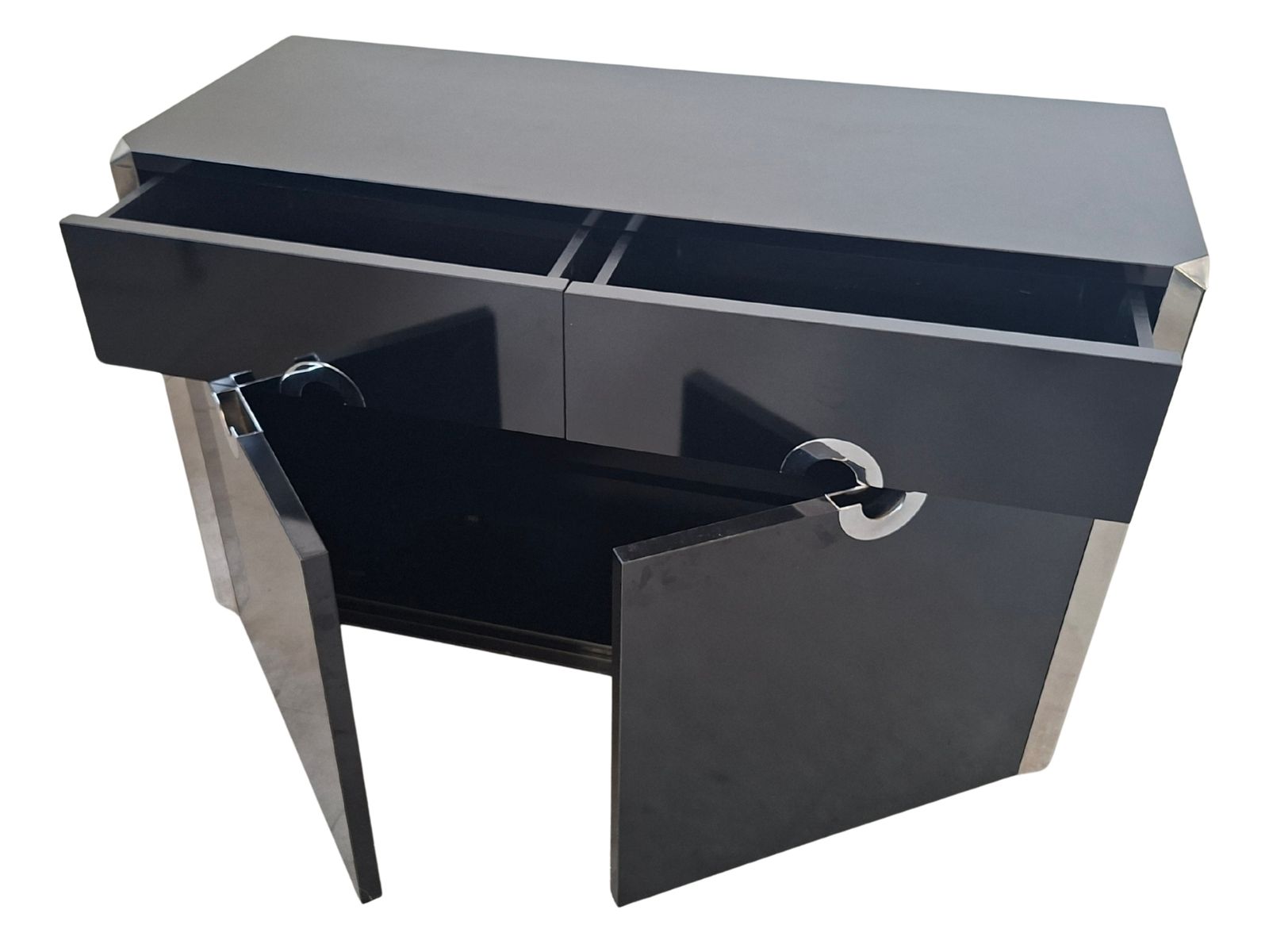 Lotto Di 3 Credenze "Alveo" Di Willy Rizzo Per Mario Sabot – Design Anni '70 photo buy
