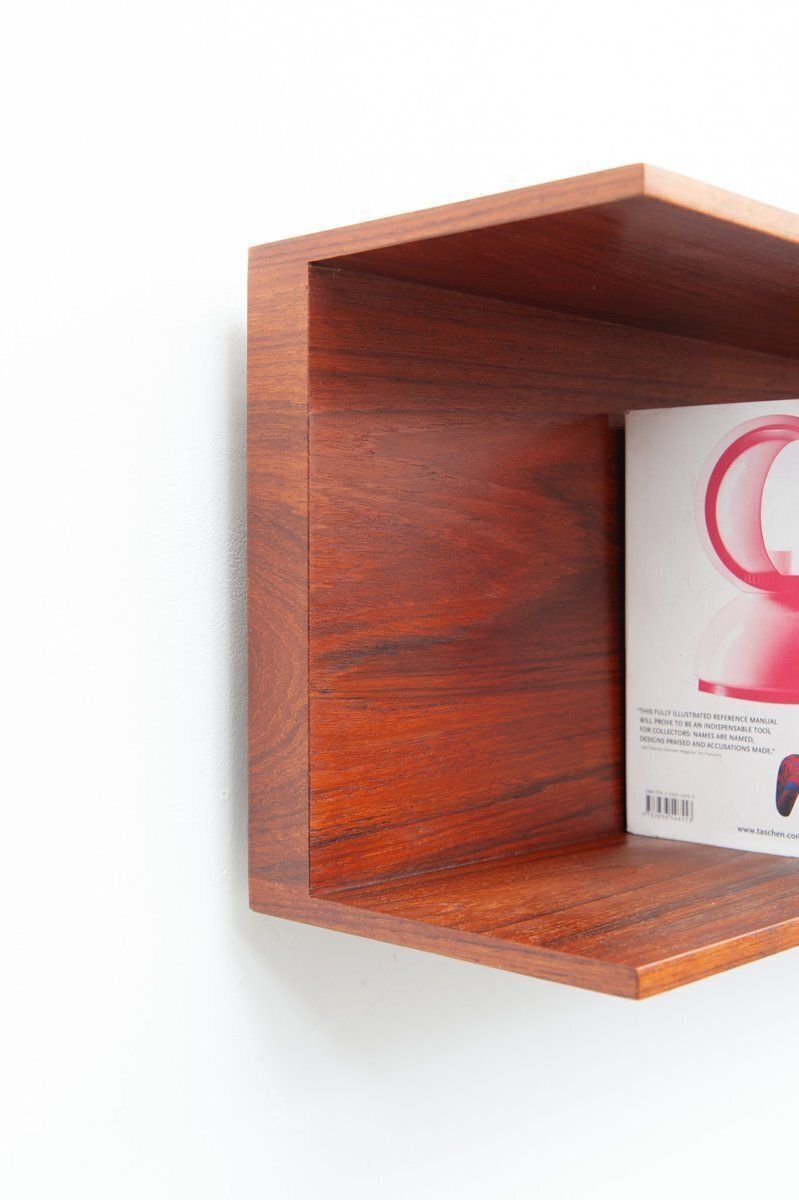 Wall Shelf In Teak By Walter Wirz For Wilhelm Renz, 1960s photo 1041.0
