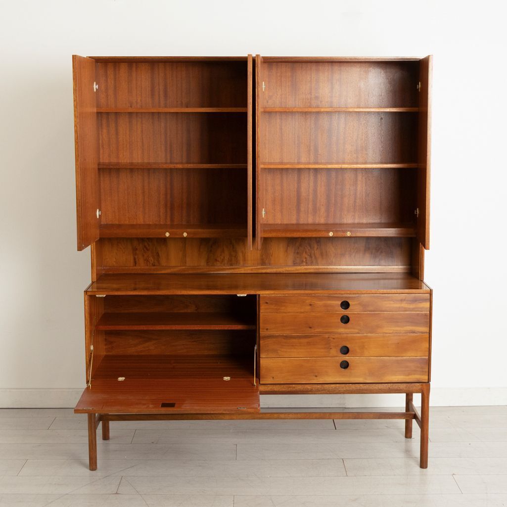 Midcentury Highboard In Yew Wood By Philip Hussey For White & Newton photo for sale