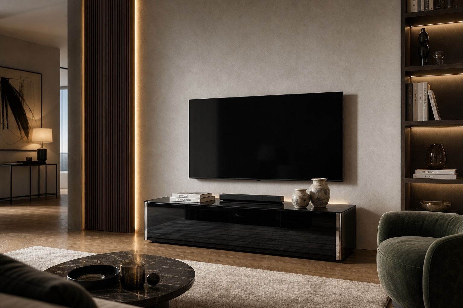 Iconico Mobile Porta Tv "Alveo" Di Willy Rizzo Per Mario Sabot – Design Monolitico Anni '70