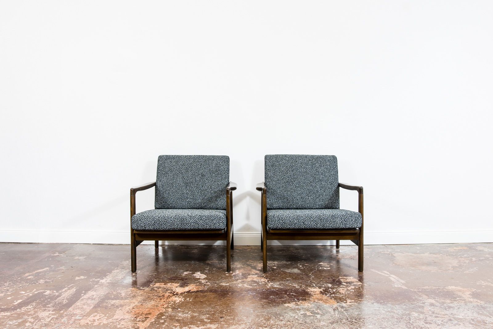 photo for sale Mid-Century Modern fauteuils van Zenon Bączyk, ca. jaren 1960, set van 2