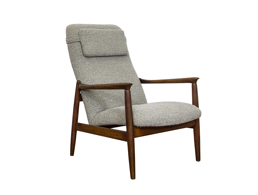 Mid Century High Back Armchair By Edmund Homa, Gfm, Poland, 1960s