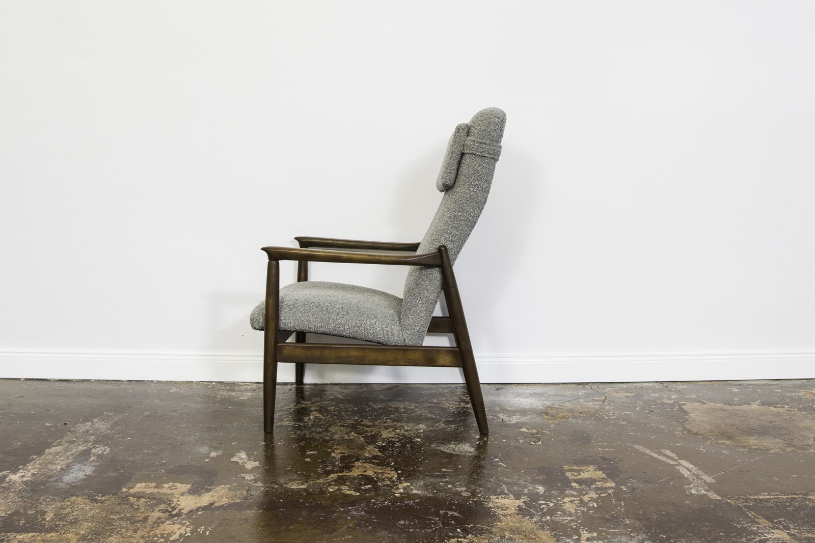 Mid Century High Back Armchair By Edmund Homa, Gfm, Poland, 1960s photo furniture