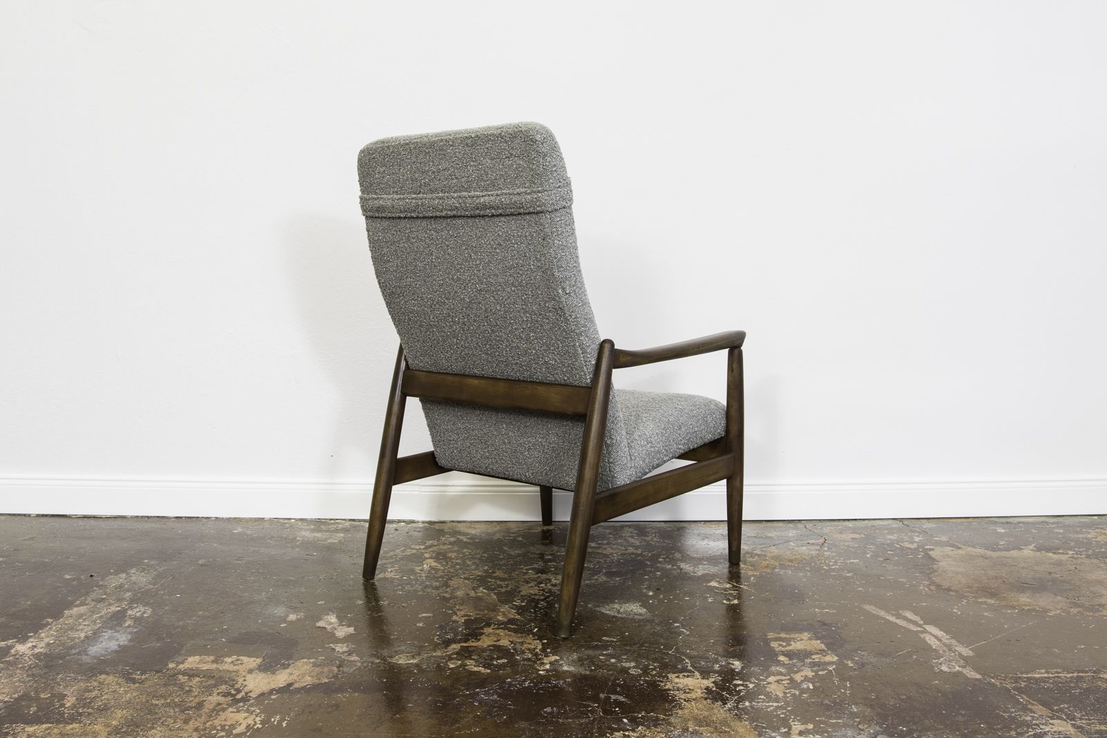 Mid-Century fauteuil met hoge rug van Edmund Homa, GFM, Polen, jaren 1960 photo buy