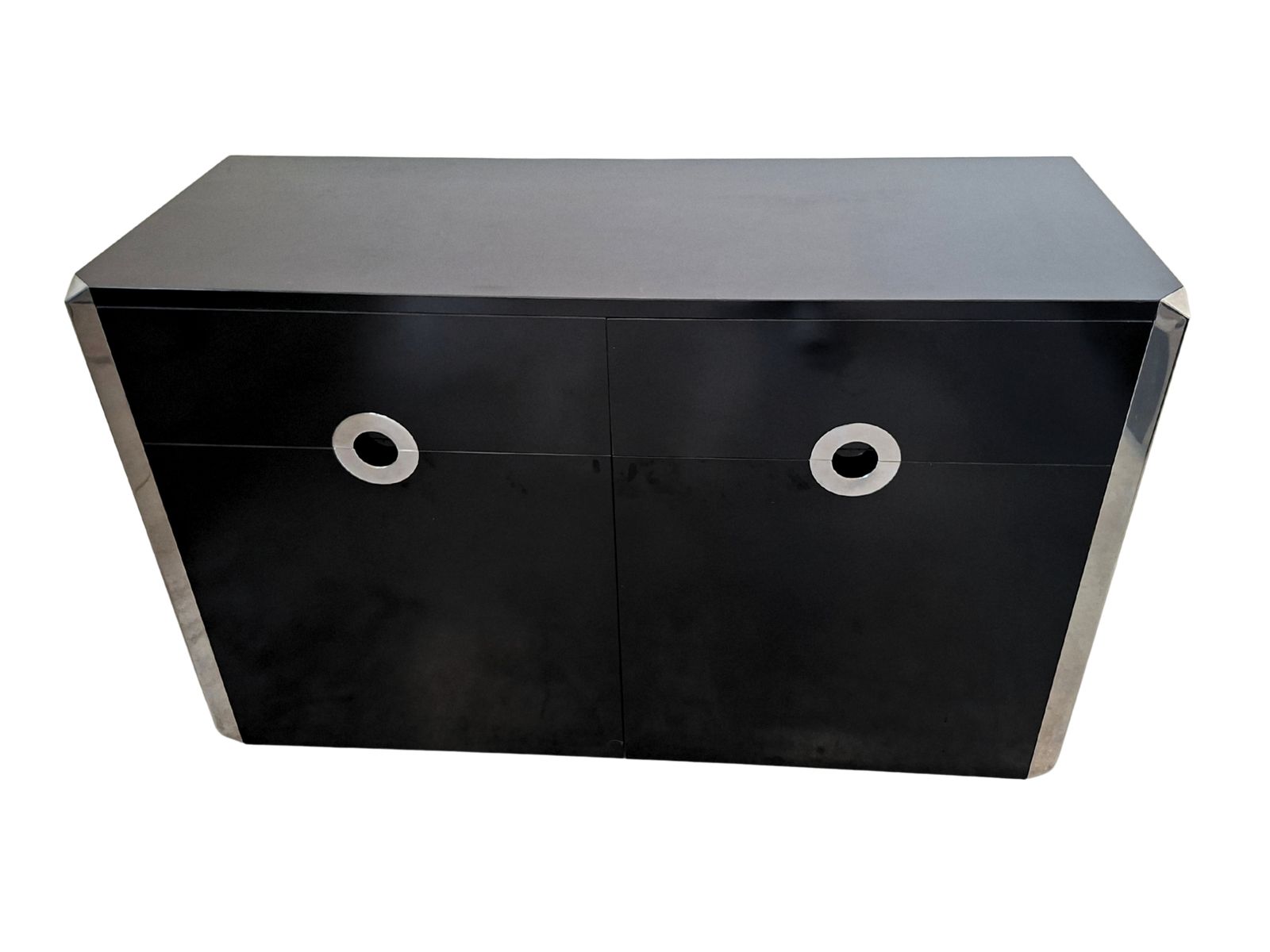 Esclusivo E Rarissimo Lotto Da 7 Pezzi "Alveo" Di Willy Rizzo Per Mario Sabot – Modernariato Anni '70 (Hollywood Regency) photo furniture