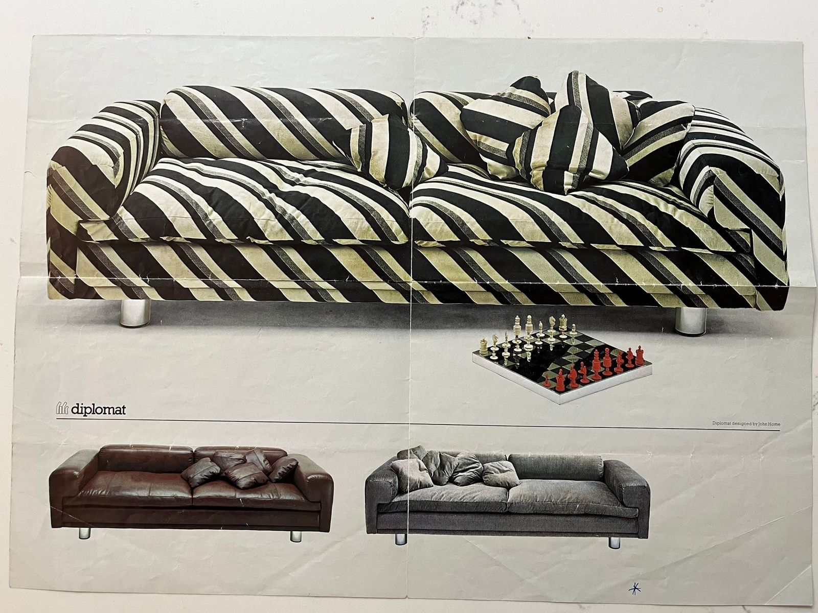 Howard Keith Original Diplomat Three Seater Sofa By Hk London Diplomat Mid Century Retro Mcm photo vinterior