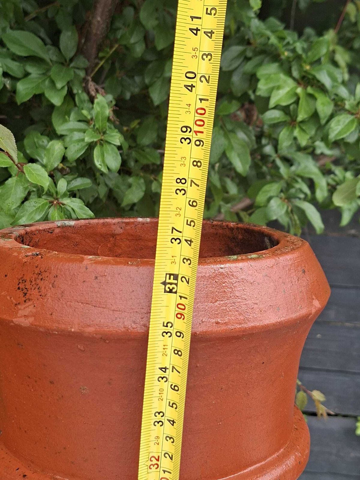 Set Of 3 Reclaimed Terracotta Chimney Pots – Architectural Garden Planters photo buy