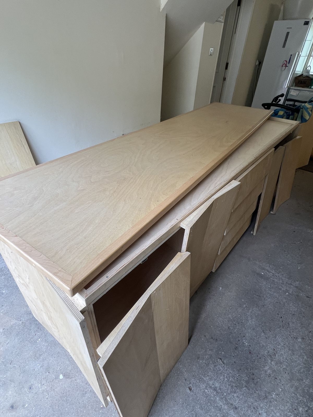 2800.0 One Of A Kind Bespoke Credenza/ Sideboard — Beech & Ash, Aalto Alto And John Pawson Inspired photo