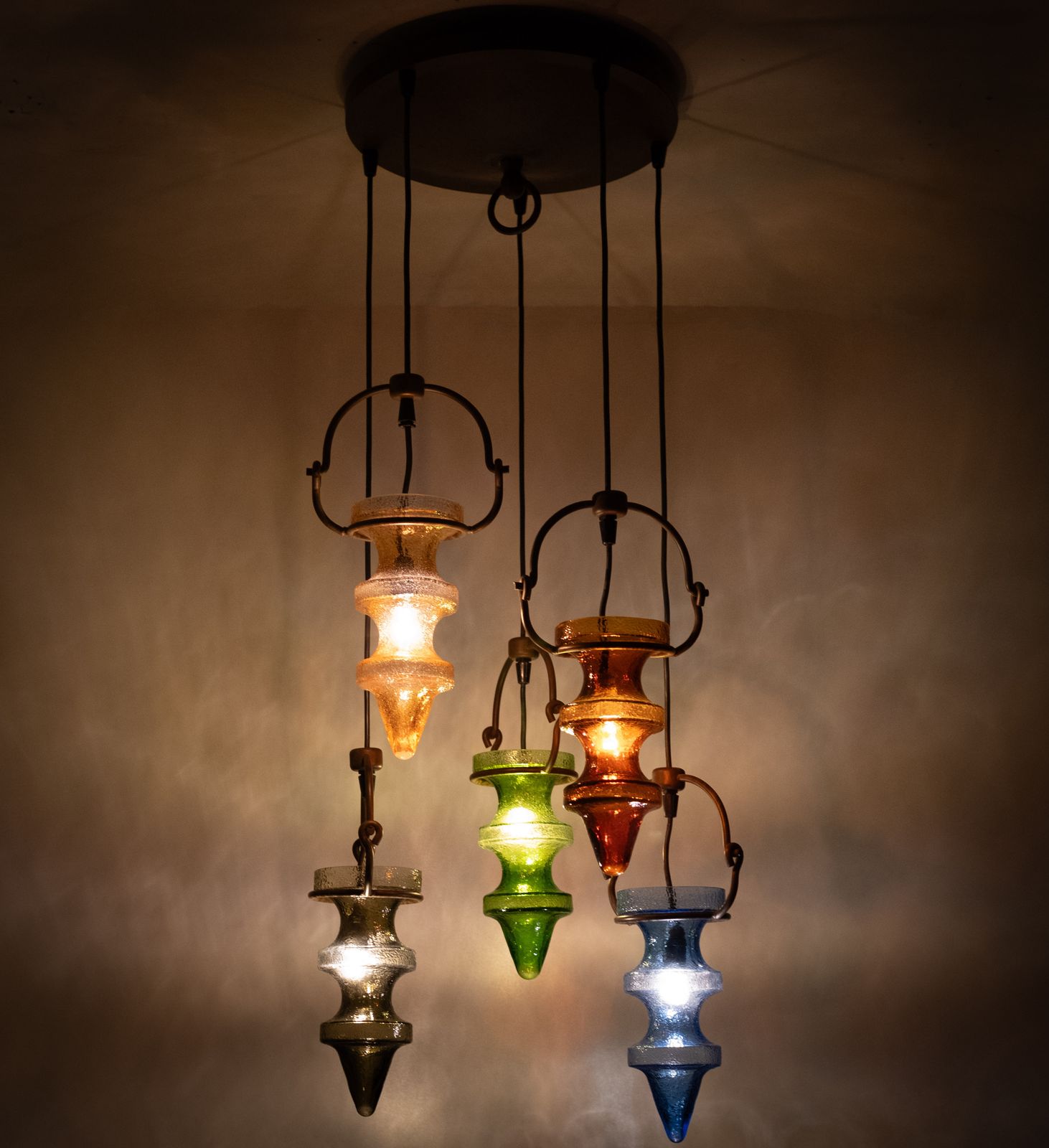 photo vinterior Nanny Still Hanglamp Model ''Nightclub'' Gedistribueerd Door Raak Amsterdam
