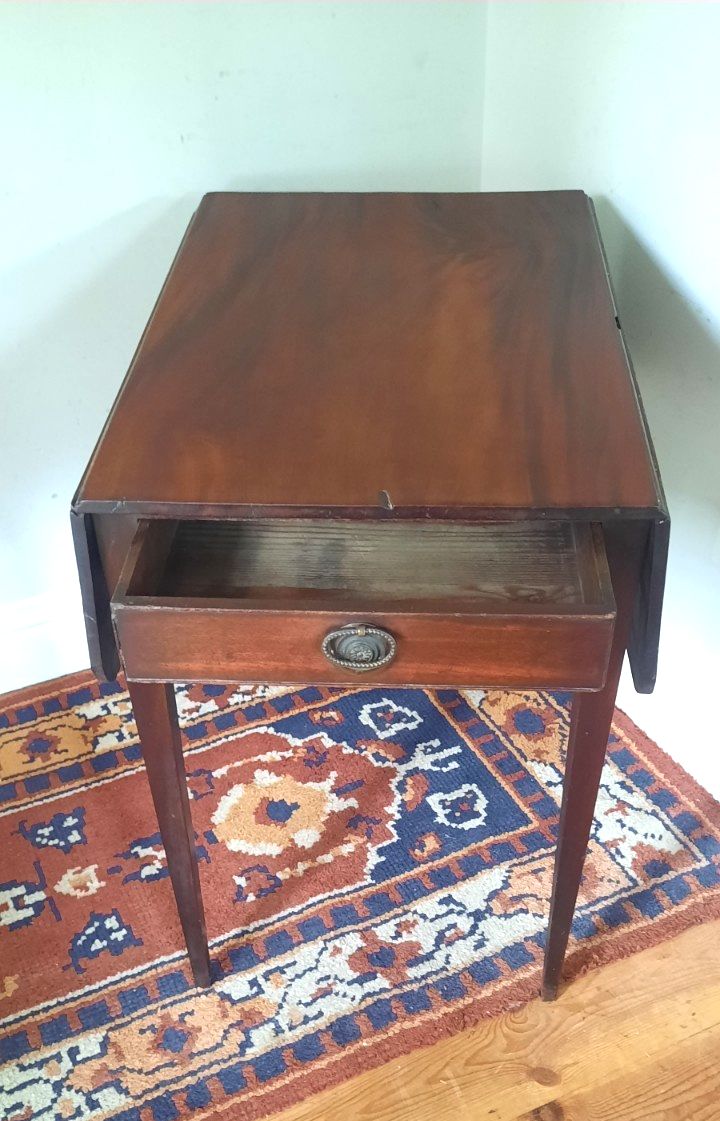 Antique Mahogany Pembroke Table, Late 18th  Early 19th Century photo 175.0