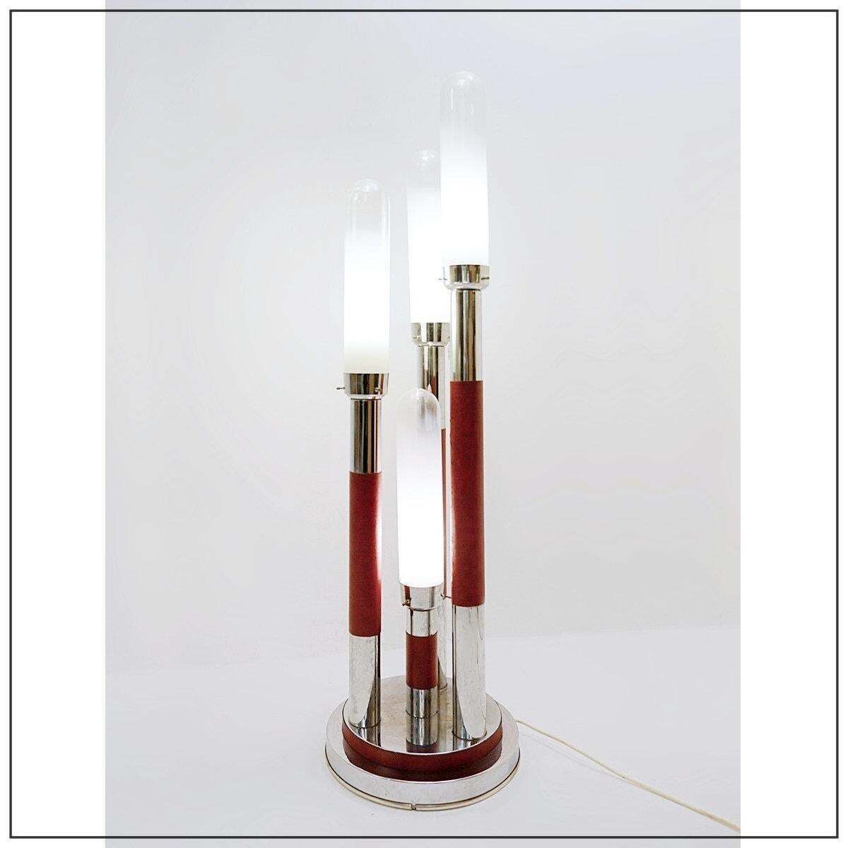 Floor Lamp By Carlo Nason For Mazzega, Italy, 1970s photo vintage