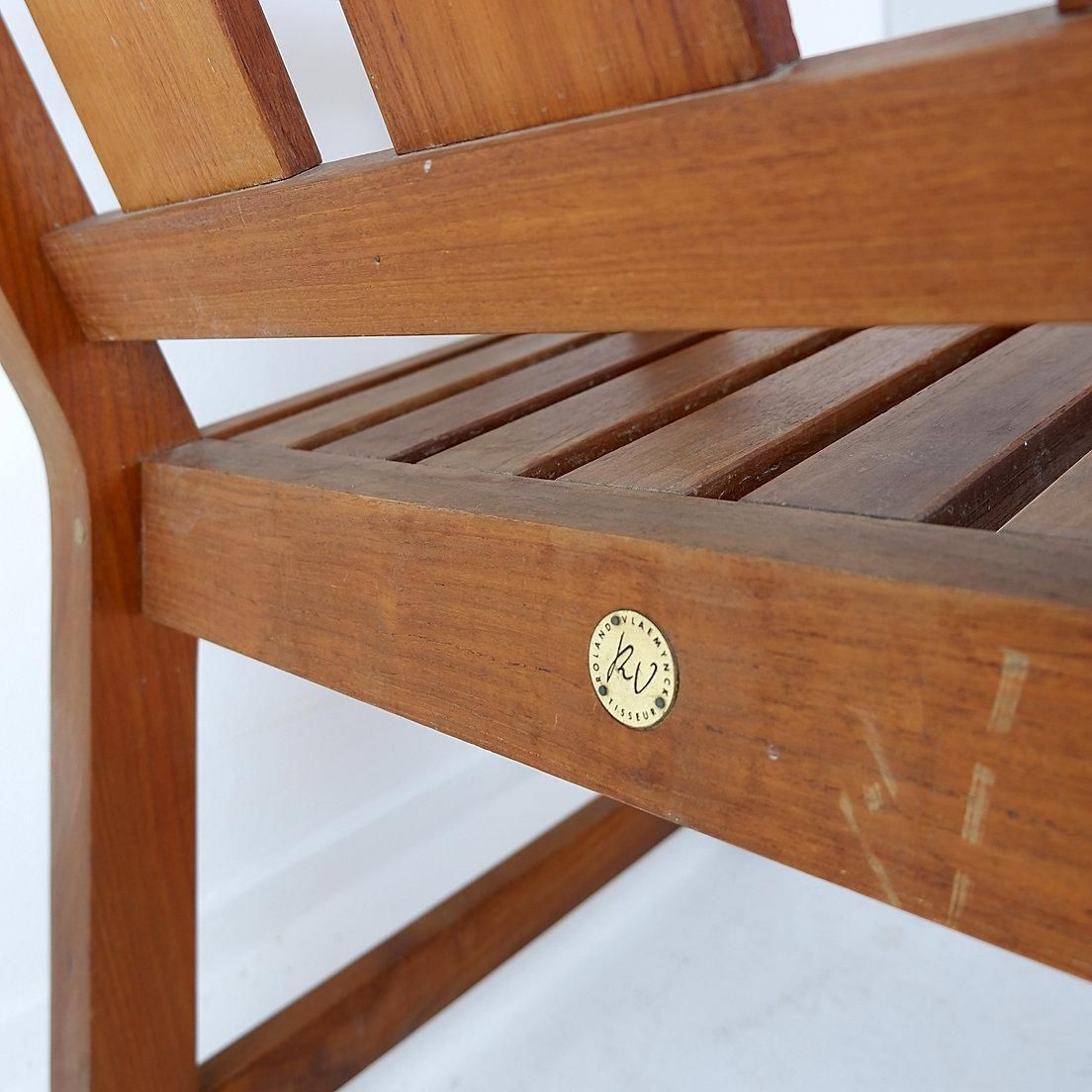 Contemporary Wood Armchair For Indoor/Outdoor Use, 21st Century Design photo furniture