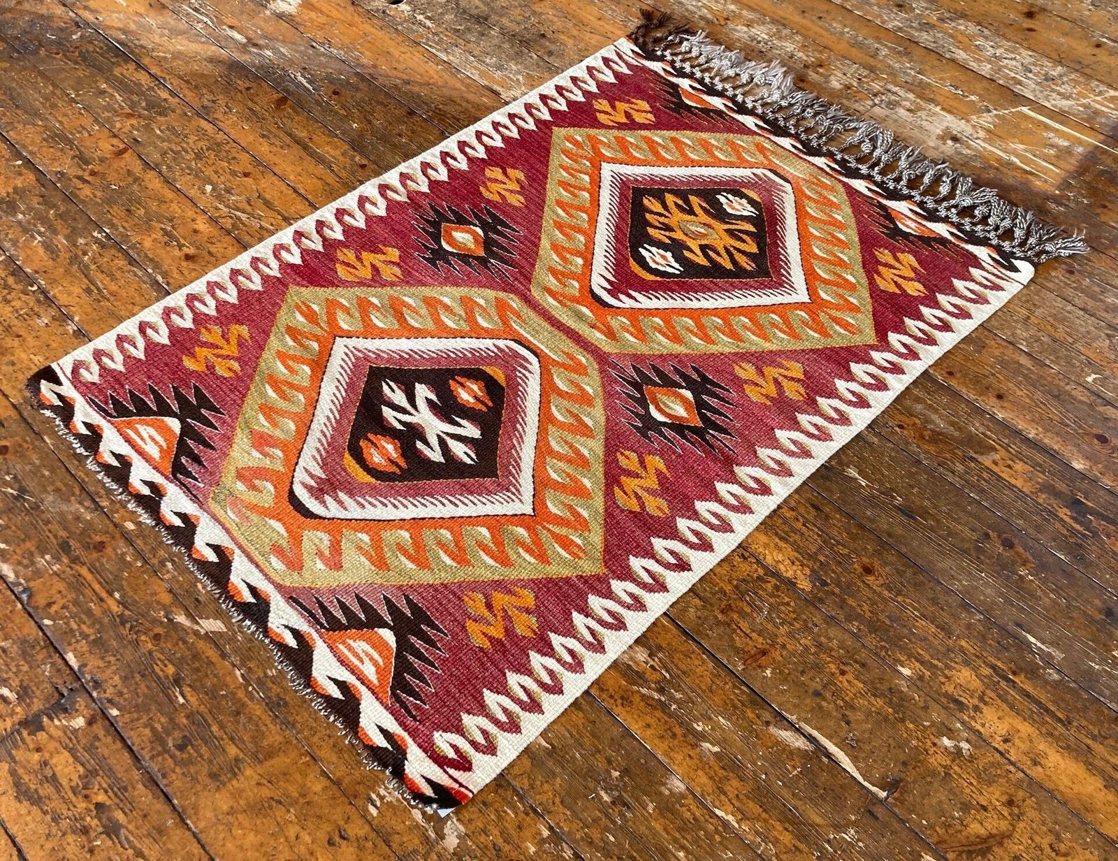 Vintage Anatolian Kilim 1.15m X 0.83m photo 350.0