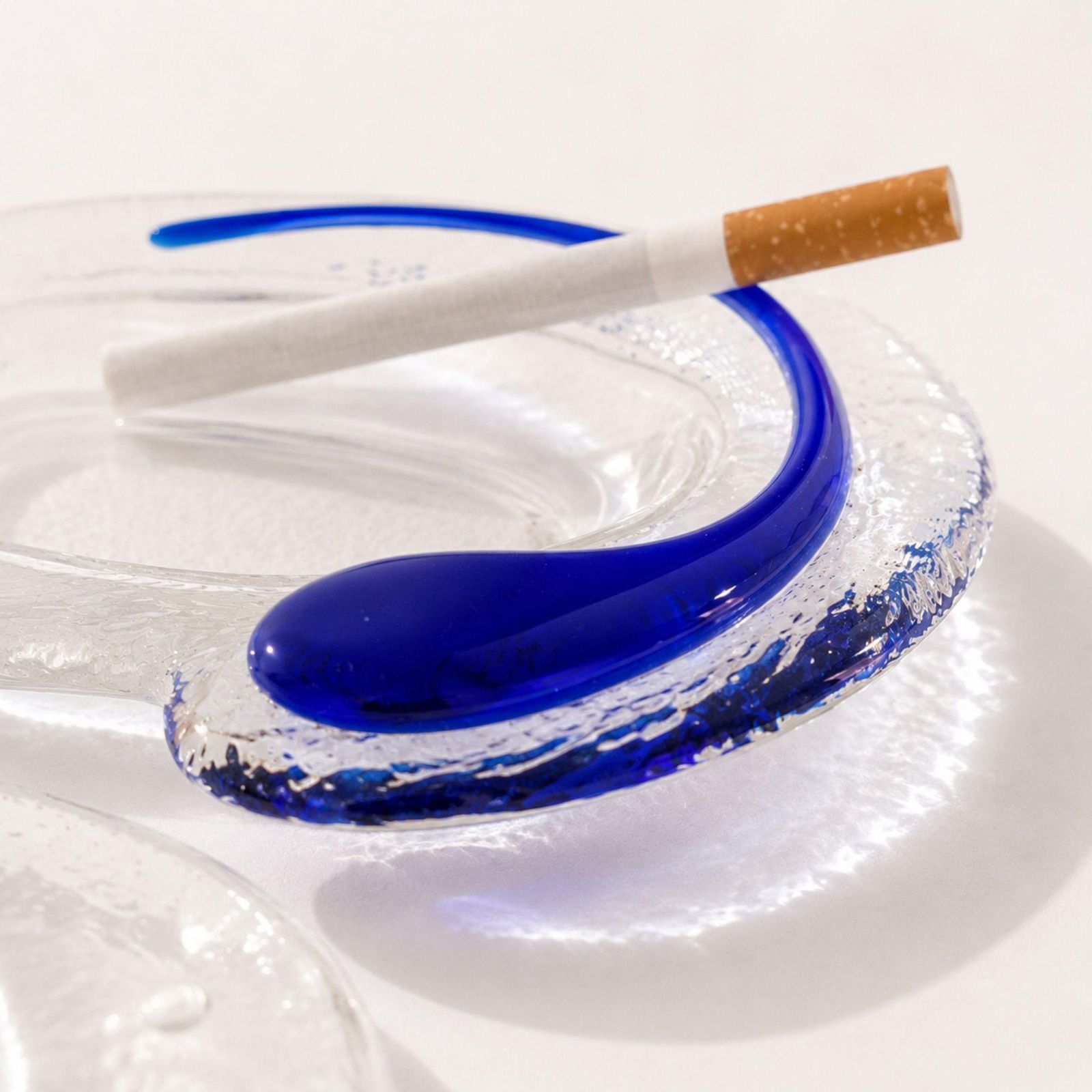 Pair Of 1970s Italian Murano Glass Ashtrays Yin Yang By La Murrina photo furniture