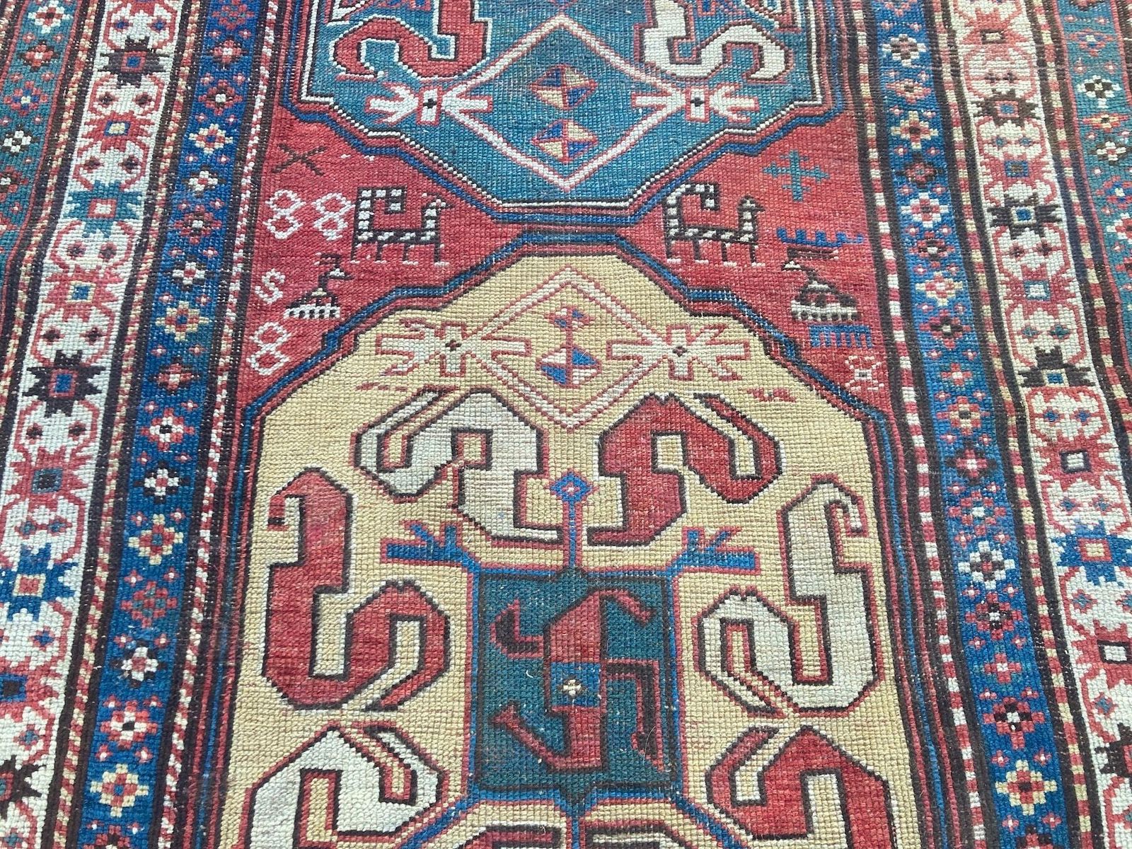 Antique Caucasian Chondoresk Rug 1.94m X 1.17m photo buy