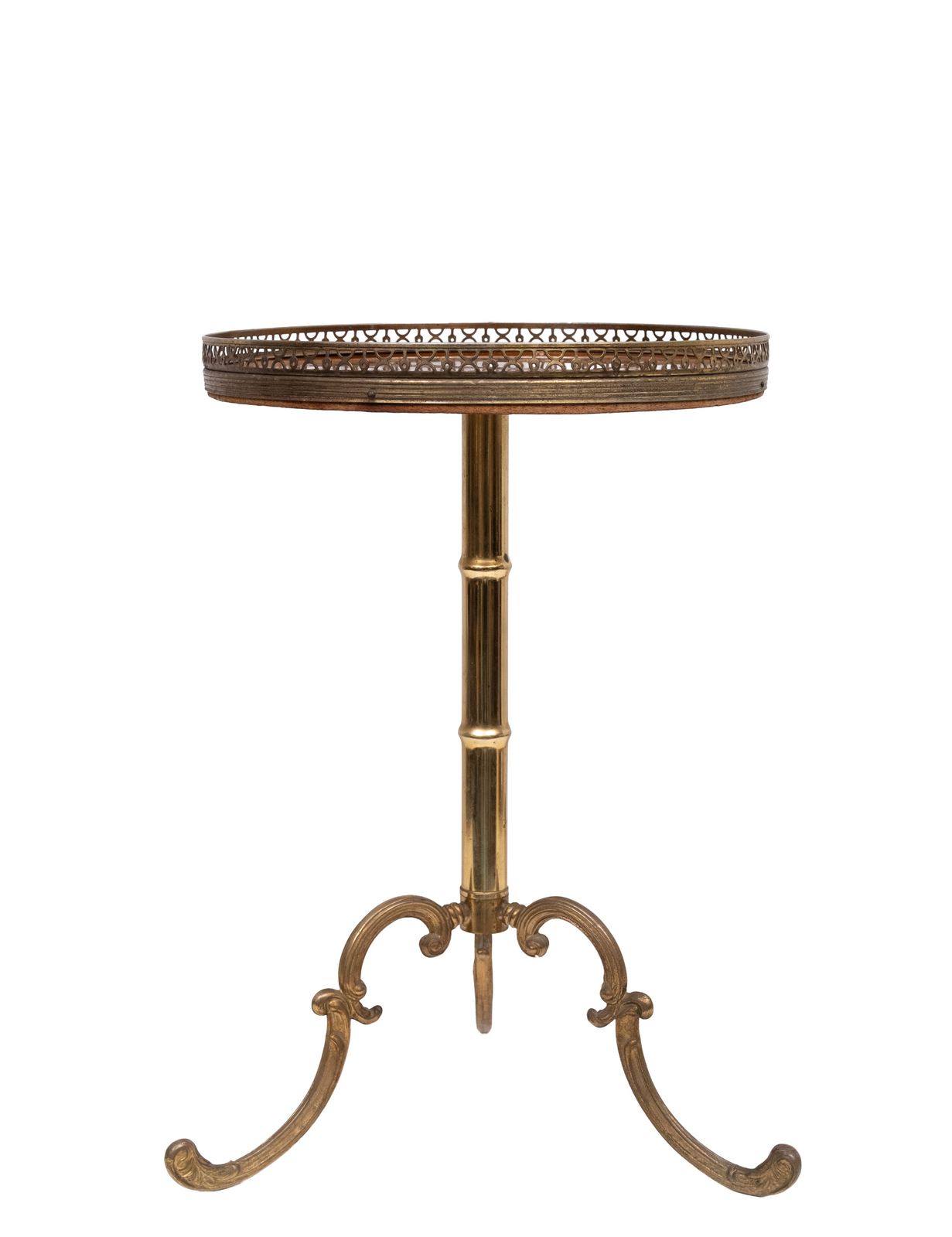Mid Century Modern Italian 1950s Wood Inlay Side Table photo furniture