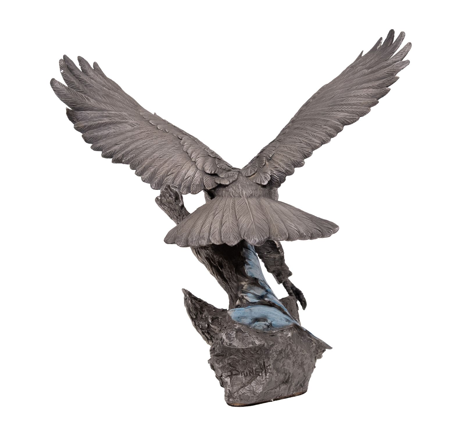 photo for sale The Alaskin Chilkat Bald Eagle Statue Pewter By Paul Brunelle