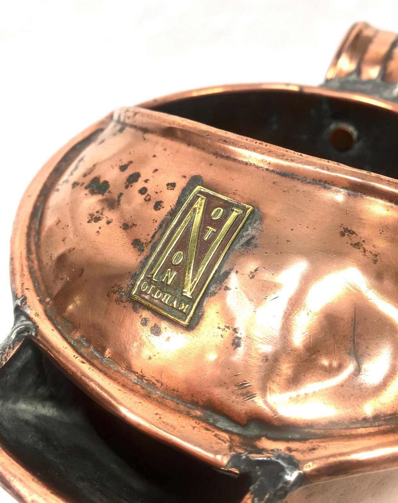 Antique 20th Century S Noton & Sons Copper Pitcher / Handled Water Jug / C.1900 photo for sale
