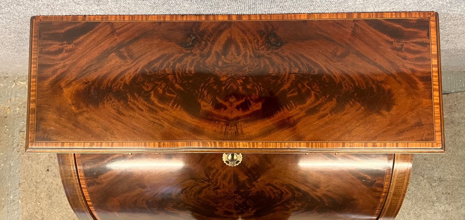 Edwardian Sheraton Revival Ladies Desk photo vintage