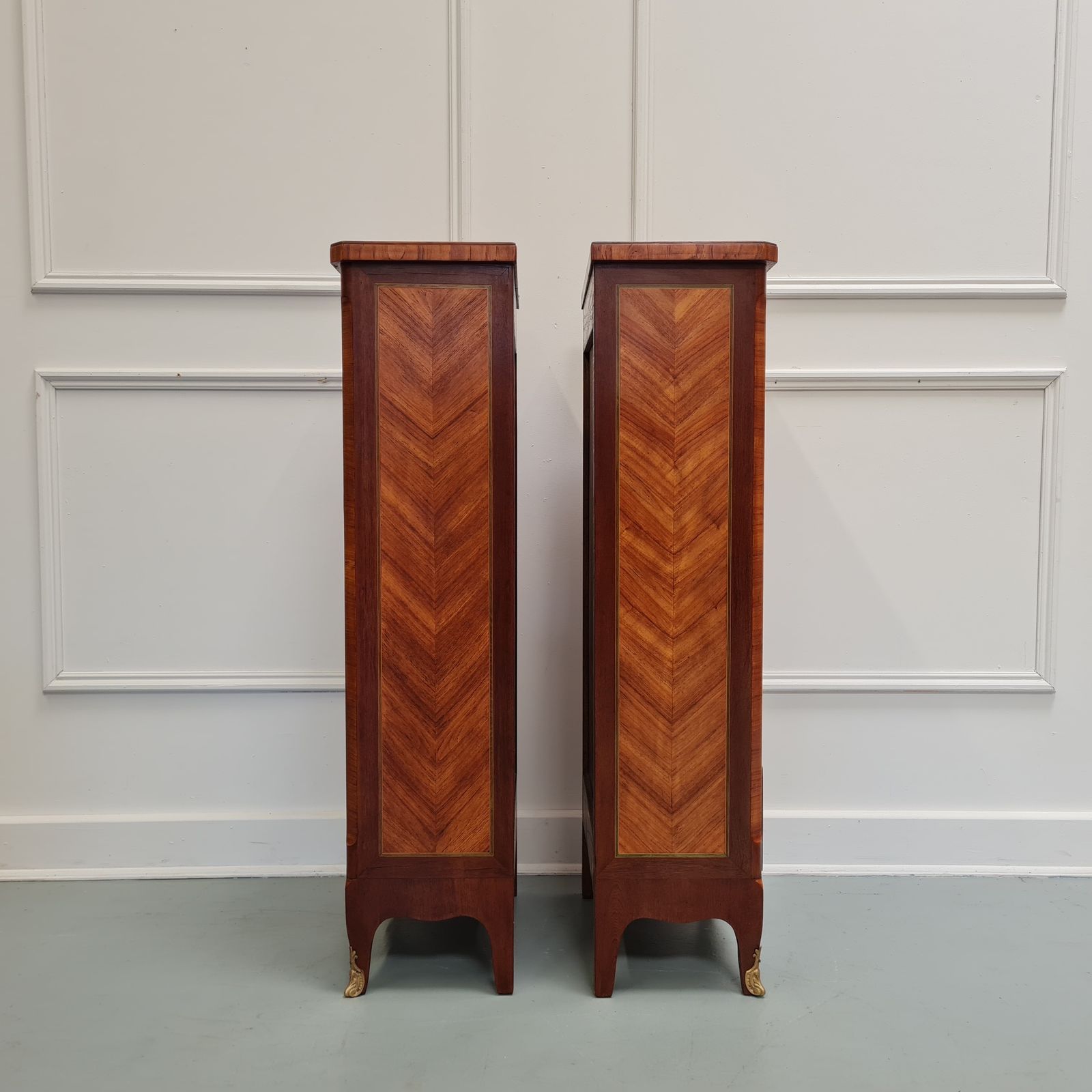 Beautiful Tall Antique Bedside Cabinets C1920 Free Delivery Eng/Wales photo 1625.0
