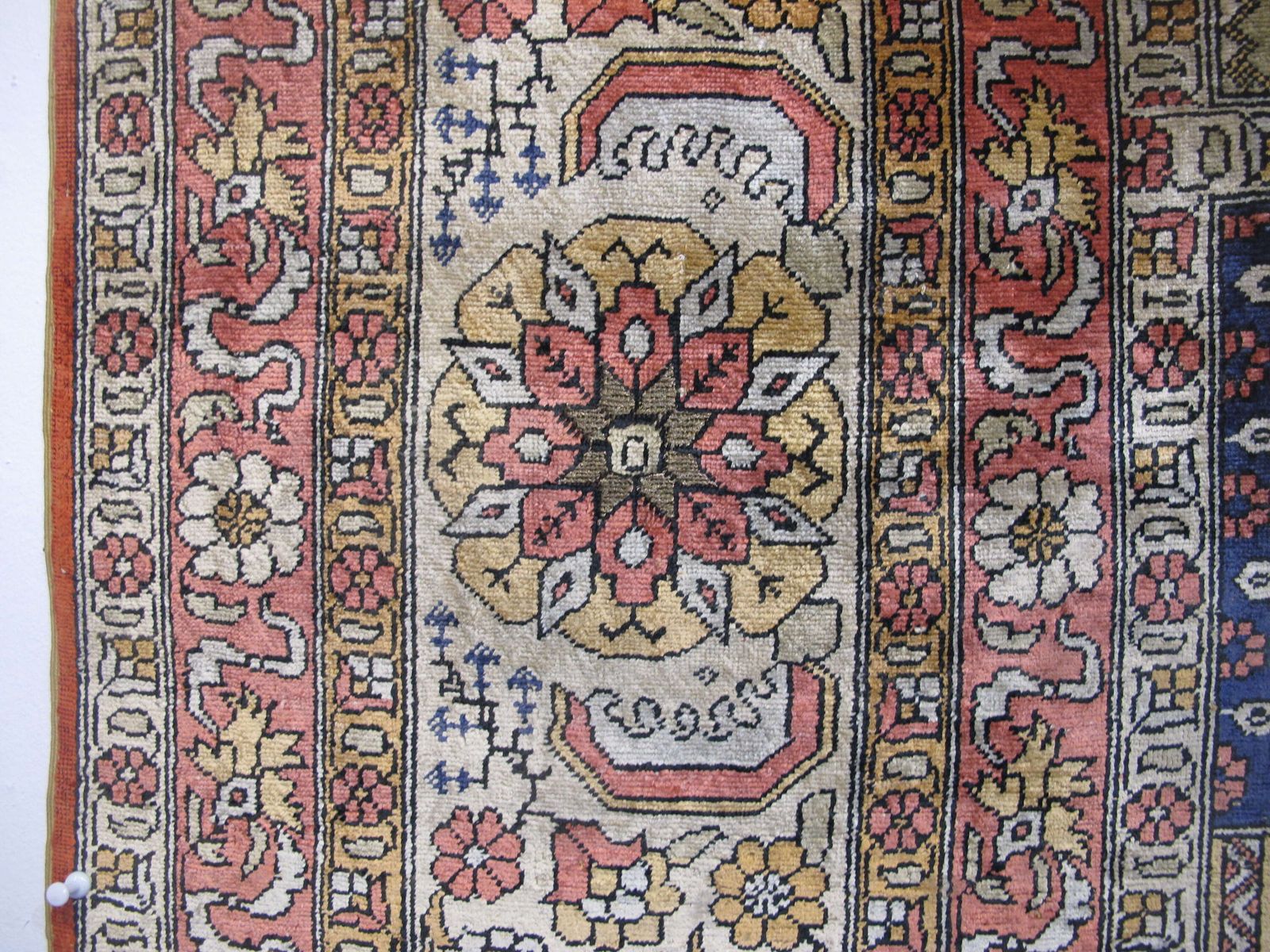9500.0 Silk And Metal Thread Hereke Carpet, Turkey, 1950 1970, 2.38m X 1.63m photo