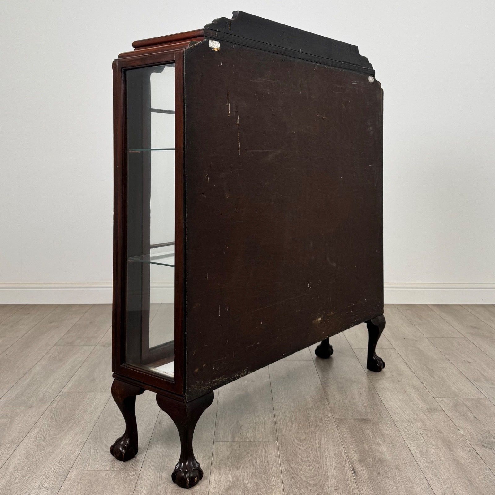 Antique 20th Century Edwardian Display Cabinet In Mahogany ( Af 5694 ) photo 425.0