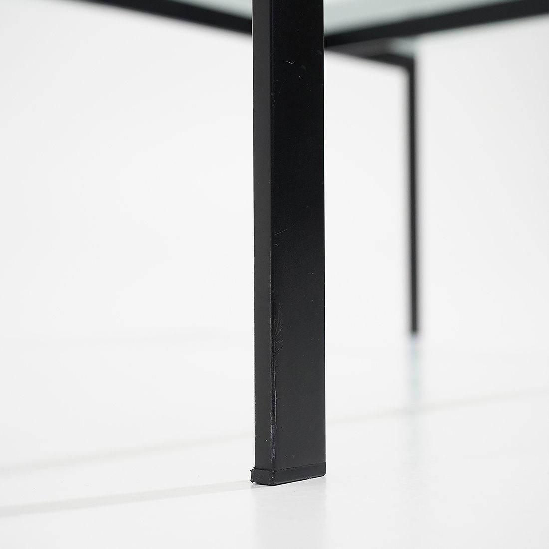 Furniture Glass And Metal Coffee Table By Paolo Tilche For Arform, 1960s photo