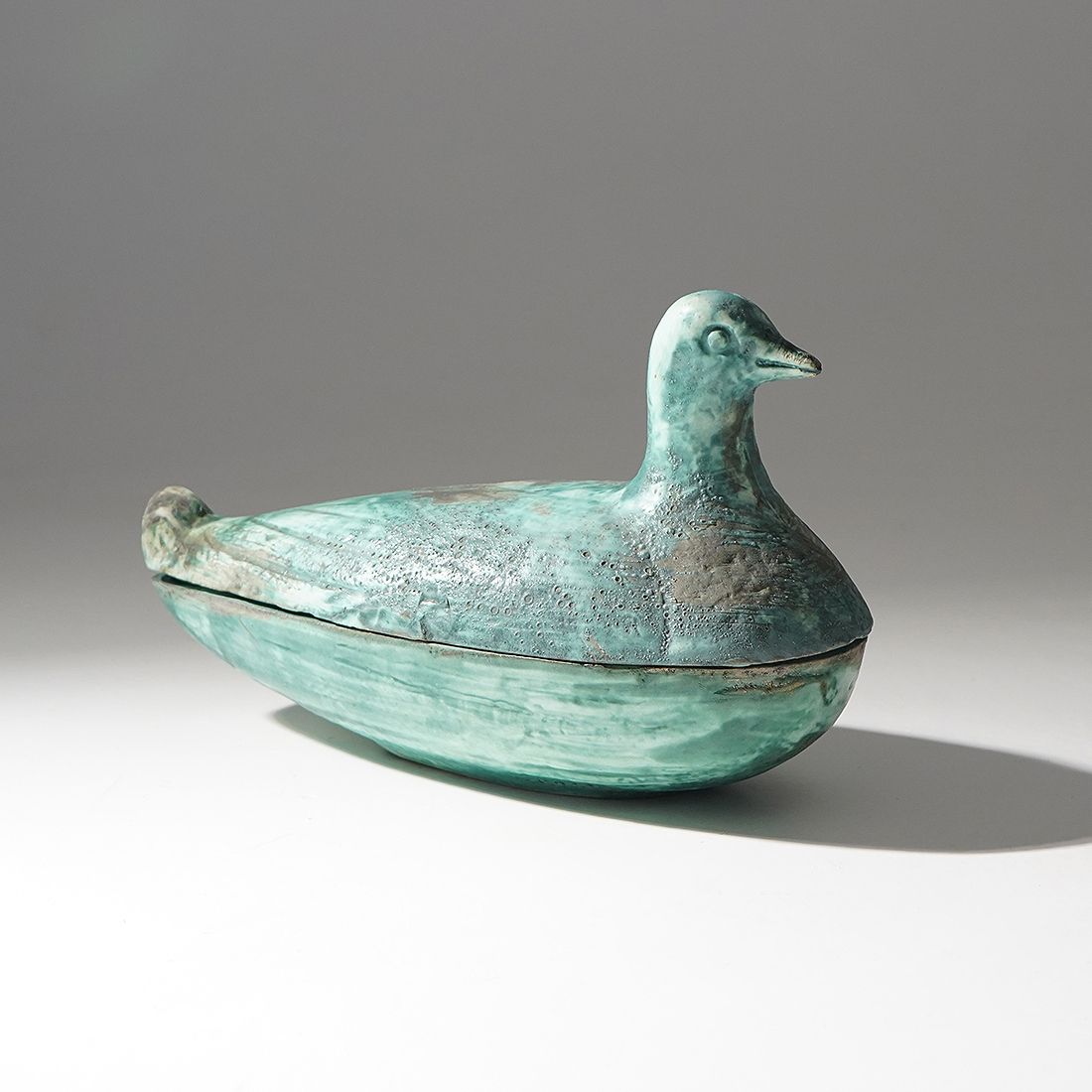 Ceramic Box In The Shape Of A Bird, 1960s photo buy