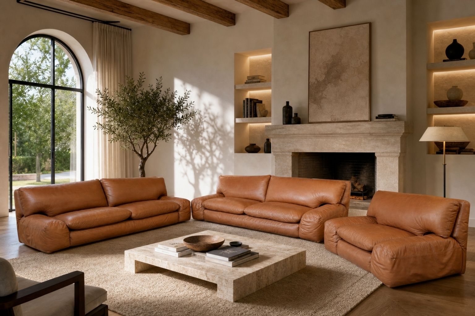 Set "Bengodi" – Design Cini Boeri Per Arflex Italia (2 Divani + Poltrona)