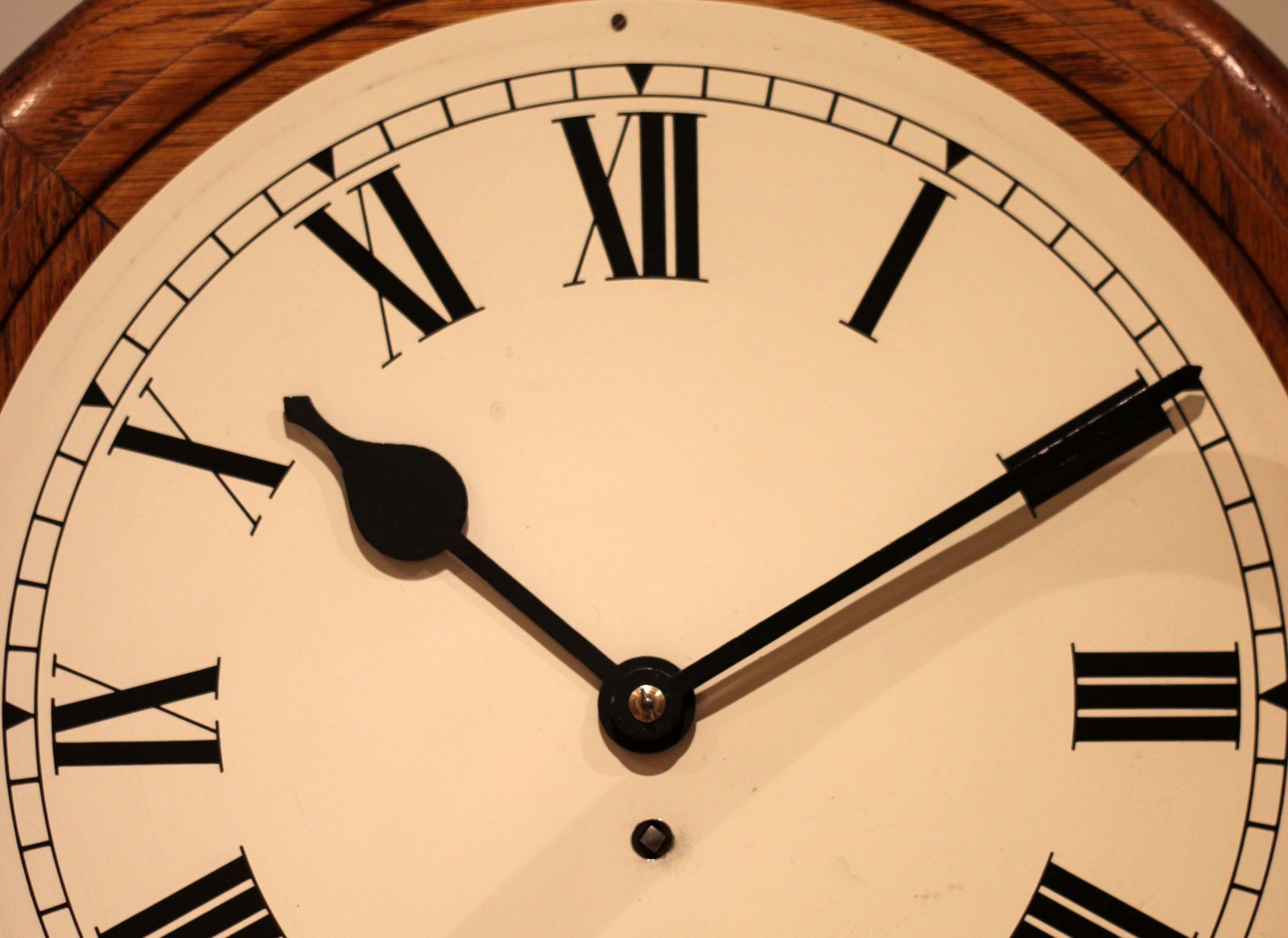 Early 20th Century Oak Dial Clock photo vinterior