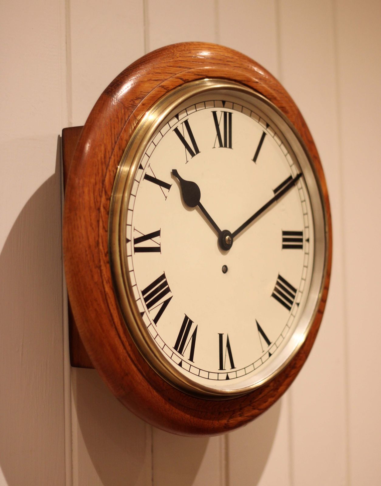 Early 20th Century Oak Dial Clock photo buy