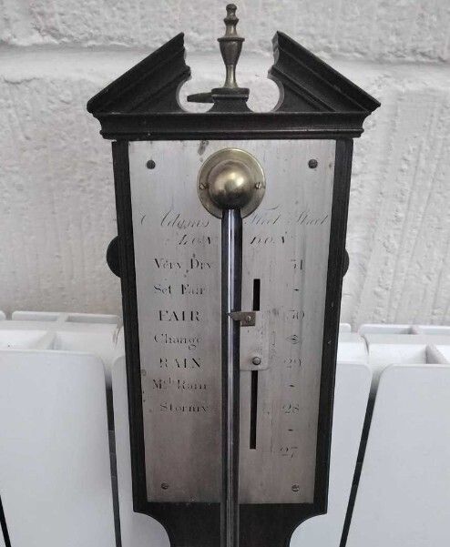 Mahogany Stick Barometer By George Adams Of Fleet Street, London C1790