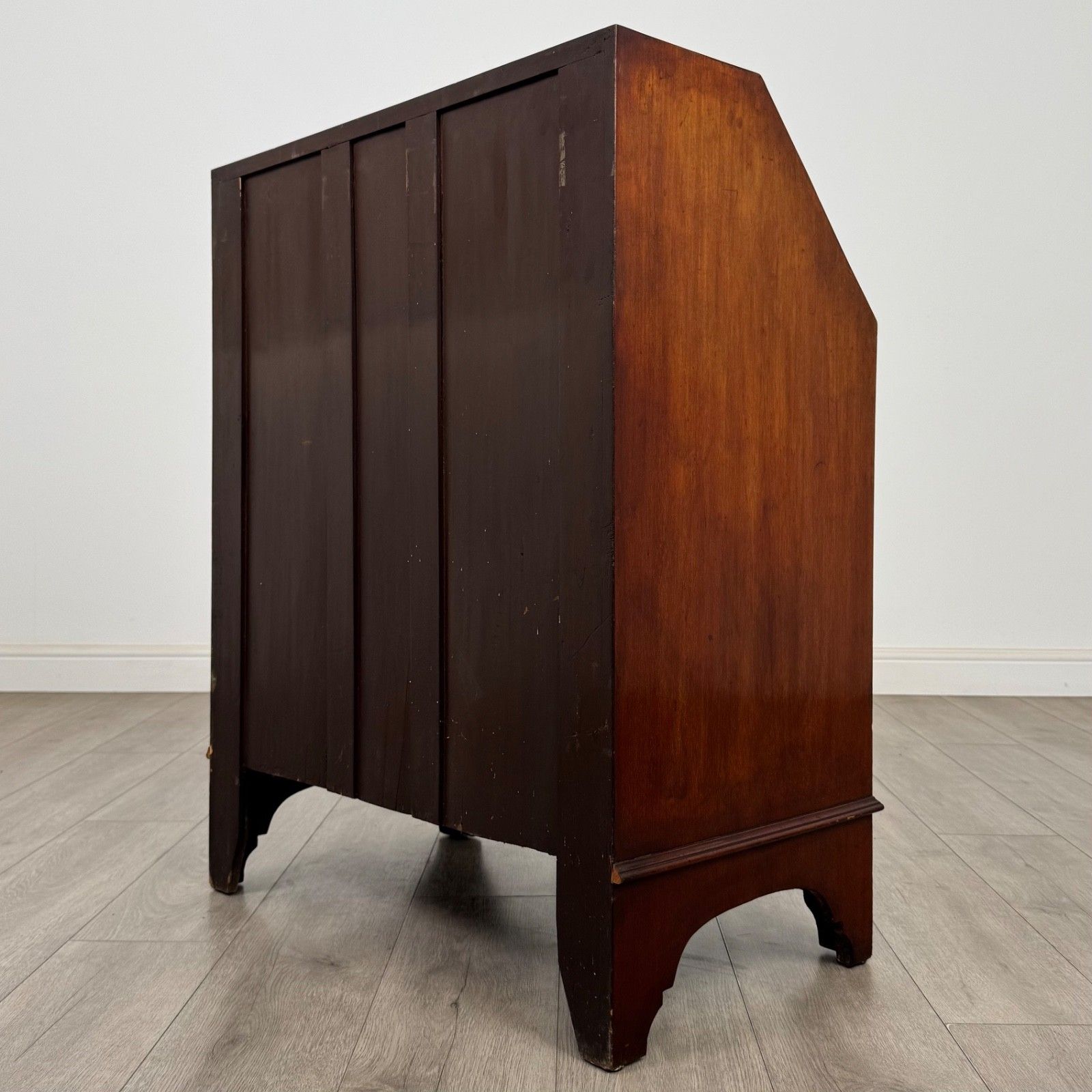 Antique 20th Century Edwardian Bureau In Mahogany ( Af 5686 ) photo buy