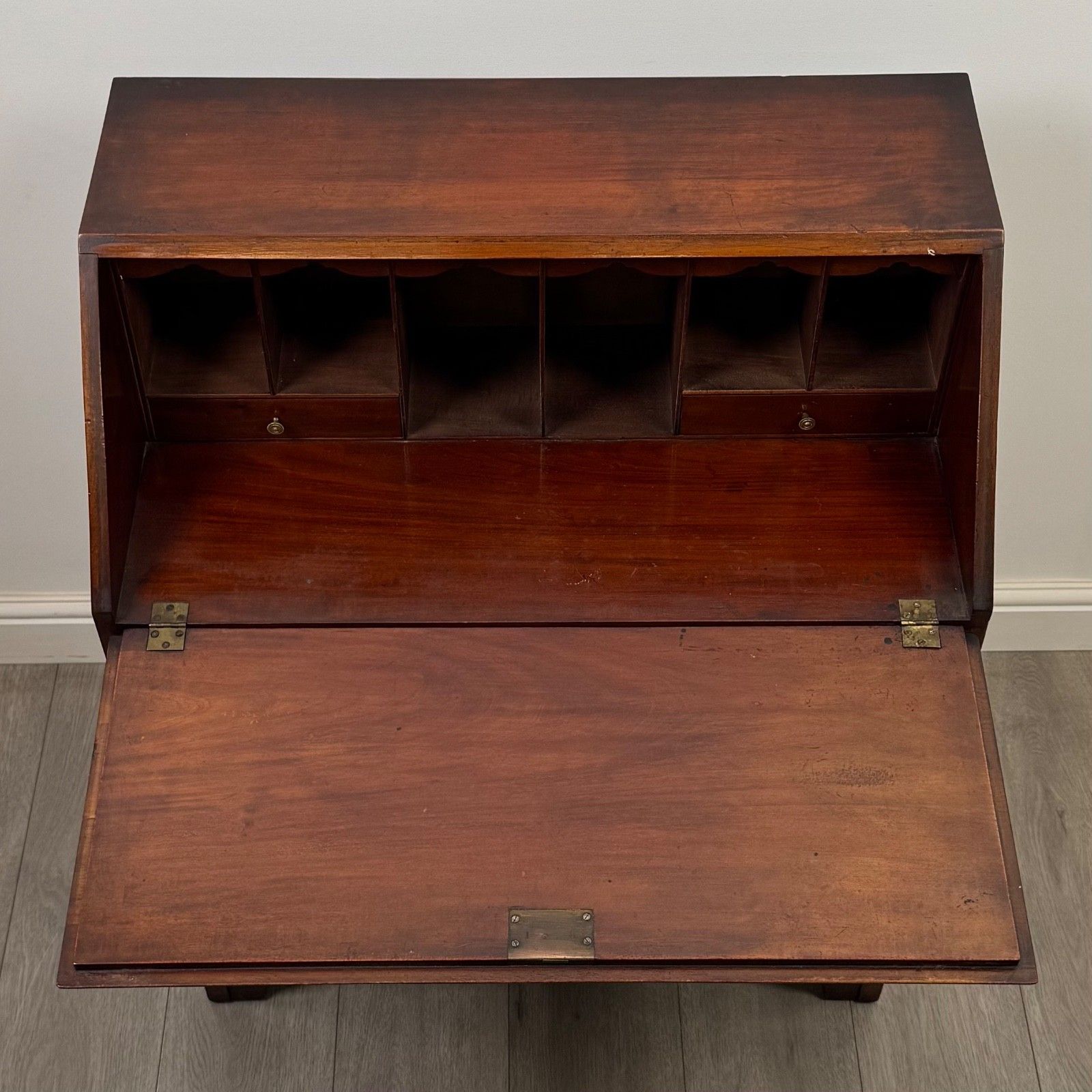 Furniture Antique 20th Century Edwardian Bureau In Mahogany ( Af 5686 ) photo