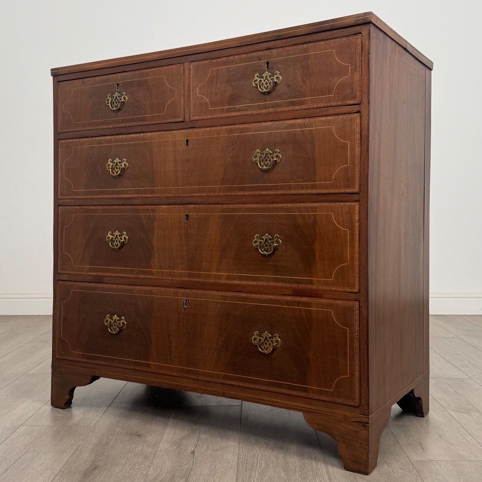 Antique 18th Century Georgian Chest Of Drawers In Mahogany ( Af 5672 ) photo furniture