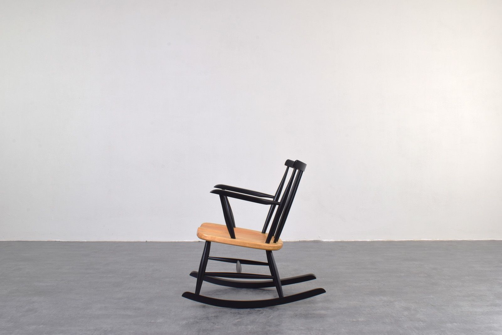 Mid Century Swedish Rocking Chair, 1960s. photo Furniture