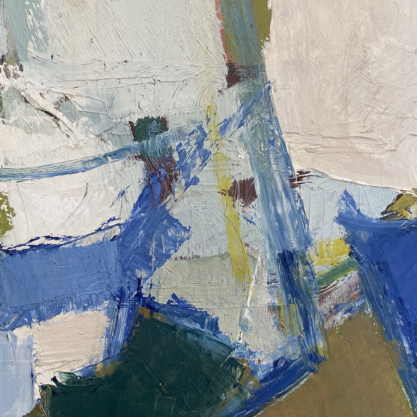 photo furniture Mid Century Swedish Abstract Painting By Arthur Y Nilsson